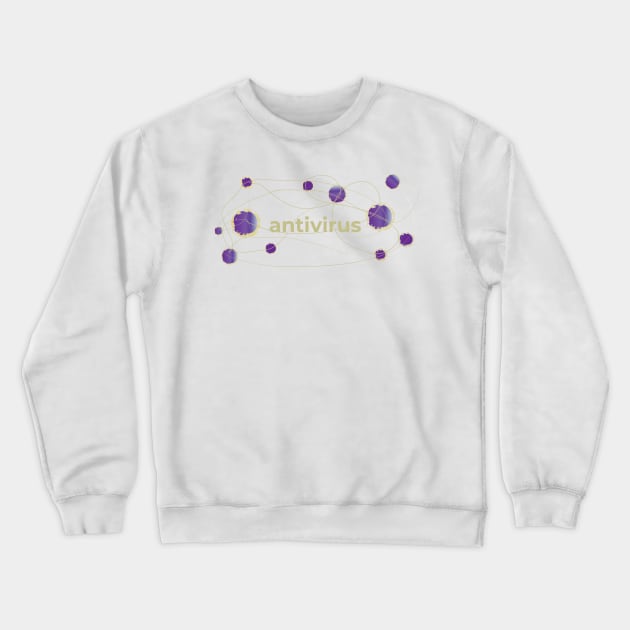 Antivirus Crewneck Sweatshirt by dddesign